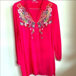 Gorgeous Johnny Was Embroidered Tunic or Dress